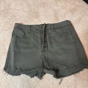 Black orchid green shorts